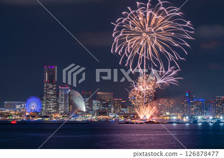 Kanagawa Prefecture: Yokohama Port Opening Festival and Fireworks 126878477