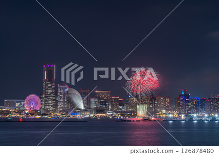 Kanagawa Prefecture: Yokohama Port Opening Festival and Fireworks 126878480