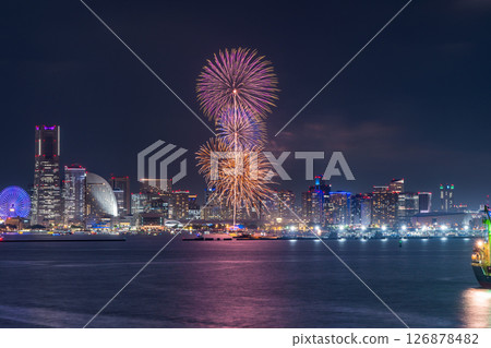 Kanagawa Prefecture: Yokohama Port Opening Festival and Fireworks 126878482
