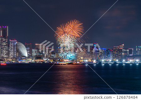 Kanagawa Prefecture: Yokohama Port Opening Festival and Fireworks 126878484