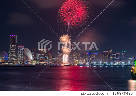 Kanagawa Prefecture: Yokohama Port Opening Festival and Fireworks 126878486