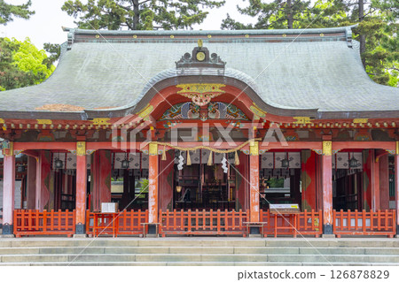 Nagata Shrine worship hall 126878829