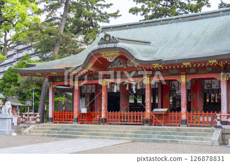 Nagata Shrine worship hall 126878831