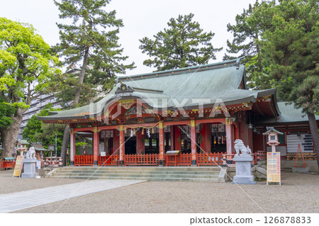 Nagata Shrine worship hall 126878833