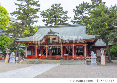 Nagata Shrine worship hall 126878857