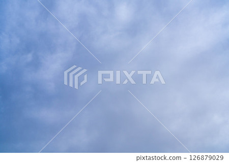 [Image of rainy season sky] Overcast sky [Nagano Prefecture] 126879029