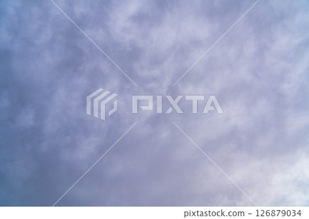 [Image of rainy season sky] Overcast sky [Nagano Prefecture] 126879034
