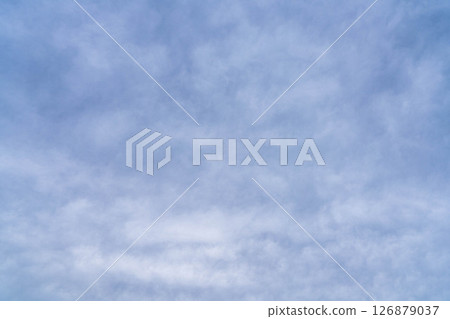[Image of rainy season sky] Overcast sky [Nagano Prefecture] 126879037