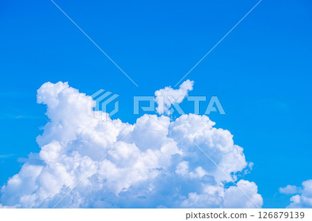 [夏季素材] 夏日天空積雨雲的圖像素材 [長野縣] 126879139