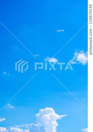 [夏季素材] 夏日天空積雨雲的圖像素材 [長野縣] 126879148