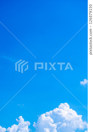 [Summer material] Image material of a summer sky with cumulonimbus clouds [Nagano Prefecture] 126879150