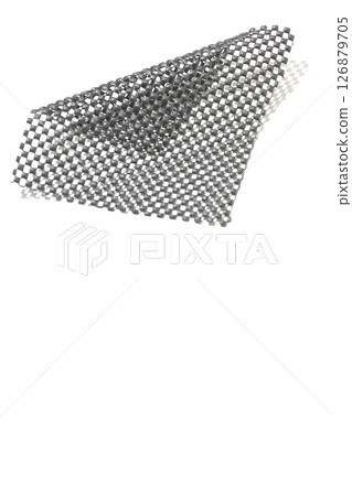 Anti-slip sheet photographed on a white background 126879705