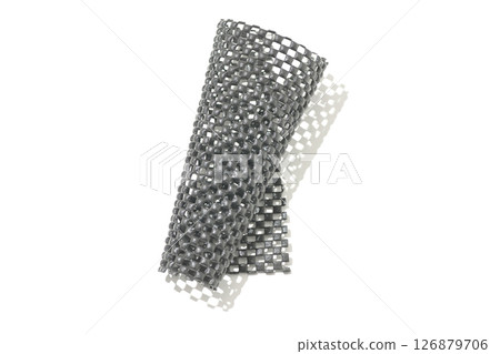 Anti-slip sheet photographed on a white background 126879706