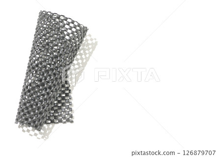 Anti-slip sheet photographed on a white background 126879707