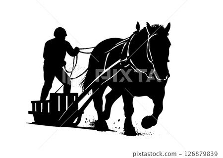 Banged horse race 126879839