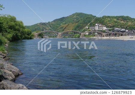 Kishikawa and Kintai Bridge 126879923