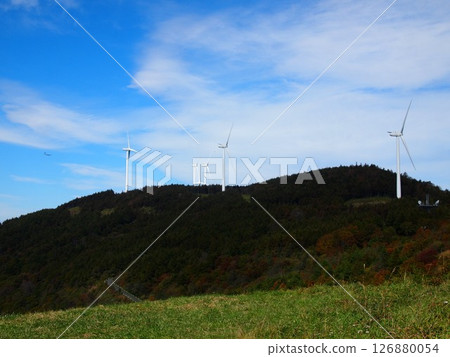 Wind power generation at Himegami Wind Park 126880054