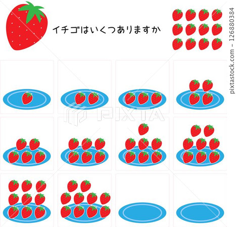 數位卡（草莓盤）白色 126880384