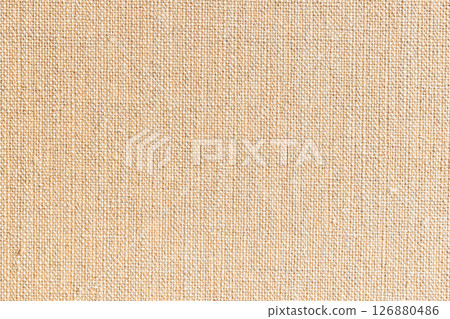 Linen canvas with natural fiber texture 126880486