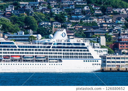 Nagasaki Port Cruise Ship (Regatta) from the opposite shore [Nagasaki City] 126880652