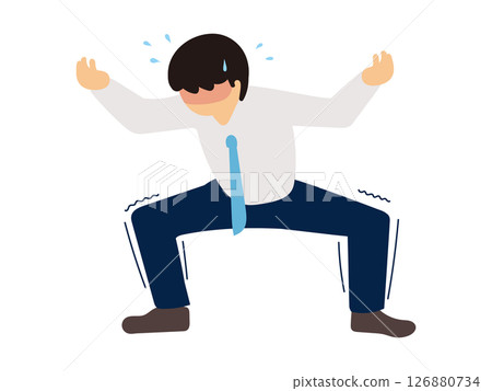 一名辦公室職員拼命支持某件事的插圖 126880734