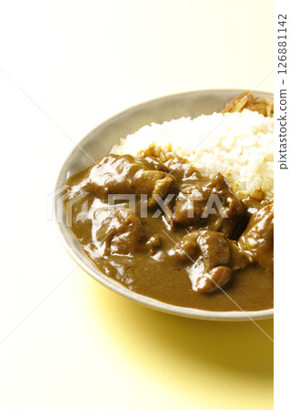 Chicken curry with chunks of chicken Chicken curry with chunks of chicken 126881142