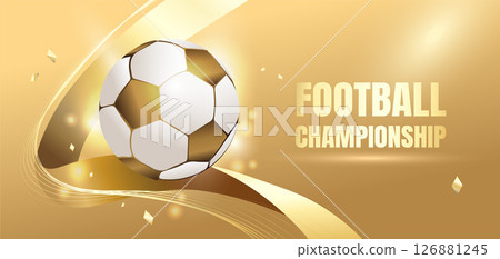 Soccer competition illustration. Sport banner Soccer competition illustration. Sport banner 126881245