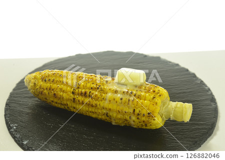 盤子裡的玉米奶油 126882046