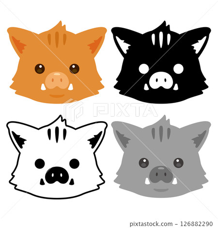 野豬臉圖示集 126882290