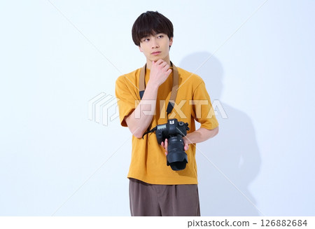 Image of a male photographer Image of a male photographer 126882684