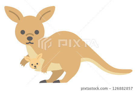 kangaroo family kangaroo family 126882857