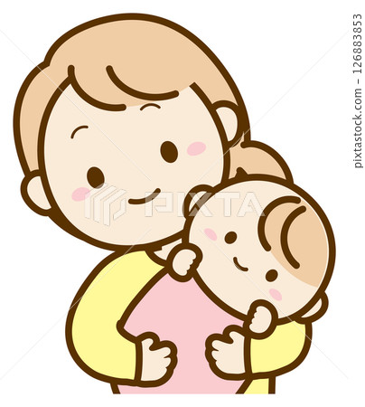 Mother holding a baby 126883853