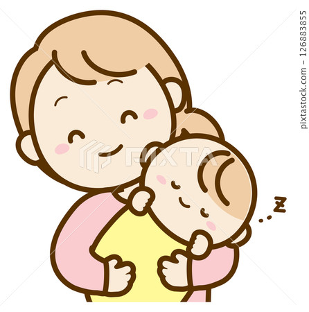 Mom holding a baby 126883855