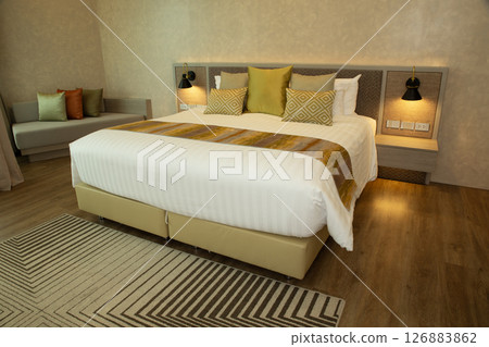 Relax in our inviting guest rooms at exquisite resorts. 126883862
