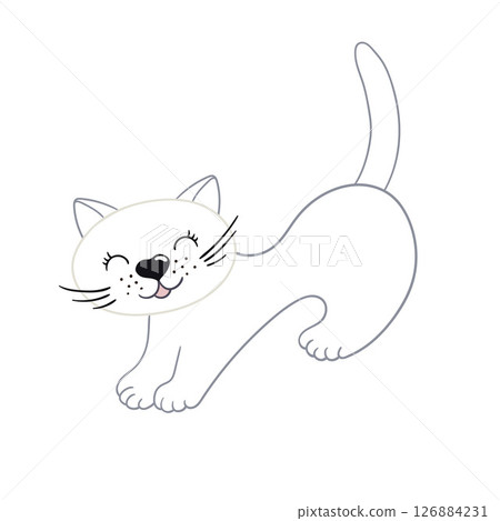 Illustration in hand draw style. Icon, sign, sticker, pin, logo 126884231