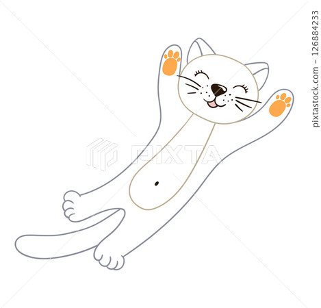 Illustration in hand draw style. Icon, sign, sticker, pin, logo 126884233