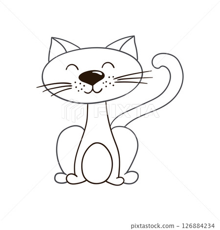 Illustration in hand draw style. Icon, sign, sticker, pin, logo Illustration in hand draw style. Icon, sign, sticker, pin, logo 126884234