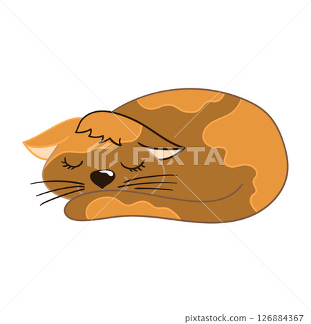 Illustration in hand draw style. Icon, sign, sticker, pin, logo 126884367