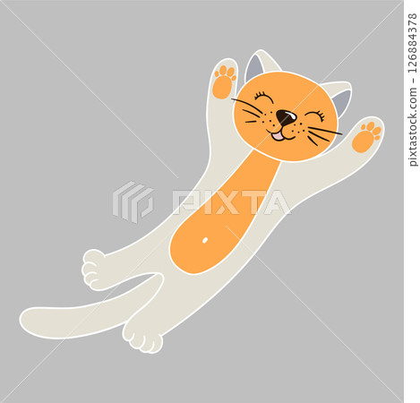 Illustration in hand draw style. Icon, sign, sticker, pin, logo 126884378