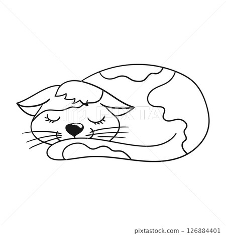 Illustration in hand draw style. Icon, sign, sticker, pin, logo 126884401