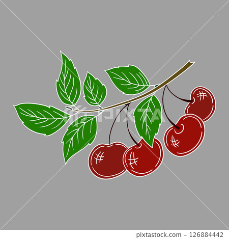 Illustration in hand draw style. Icon, sign, sticker, pin, logo Illustration in hand draw style. Icon, sign, sticker, pin, logo 126884442