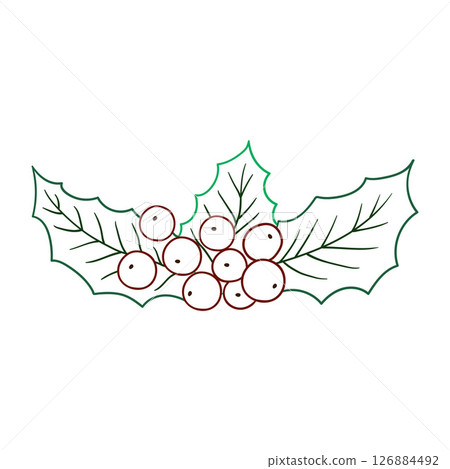 Illustration in hand draw style. Icon, sign, sticker, pin, logo 126884492