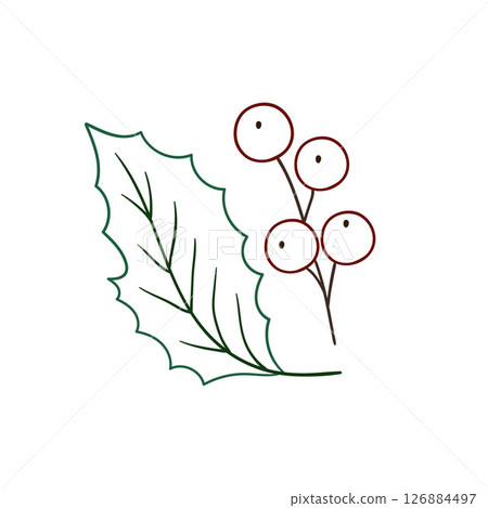 Illustration in hand draw style. Icon, sign, sticker, pin, logo 126884497