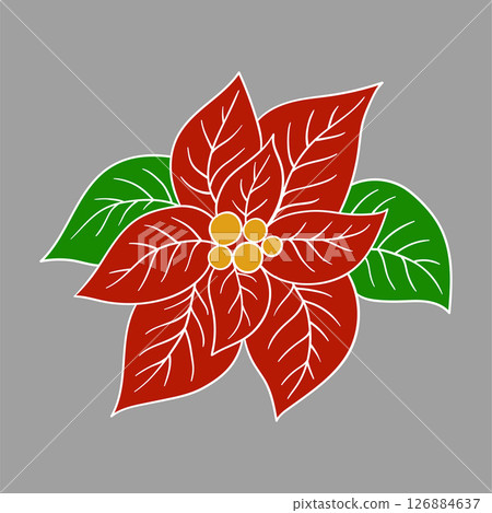 Illustration in hand draw style. Icon, sign, sticker, pin, logo 126884637