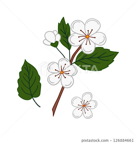 Illustration in hand draw style. Icon, sign, sticker, pin, logo Illustration in hand draw style. Icon, sign, sticker, pin, logo 126884661