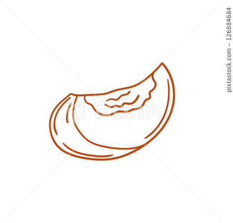 Illustration in hand draw style. Icon, sign, sticker, pin, logo 126884684