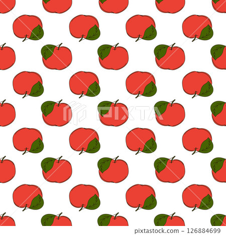 Seamless cute pattern. Pattern for textiles in hand draw style 126884699