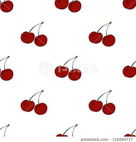 Seamless cute pattern. Pattern for textiles in hand draw style 126884717