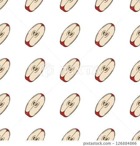 Seamless cute pattern. Pattern for textiles in hand draw style 126884866