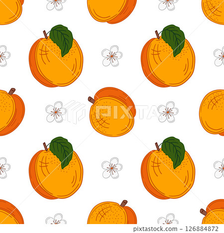 Seamless cute pattern. Pattern for textiles in hand draw style 126884872